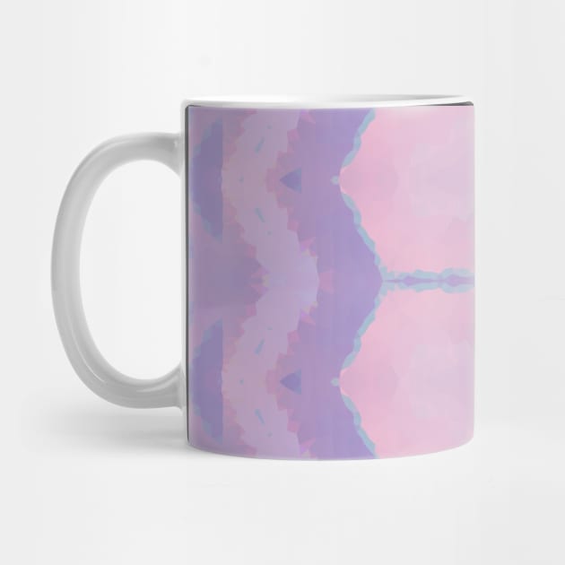 Kaleidoscope Pastel Colors Purple Pink by Peaceful Space AS